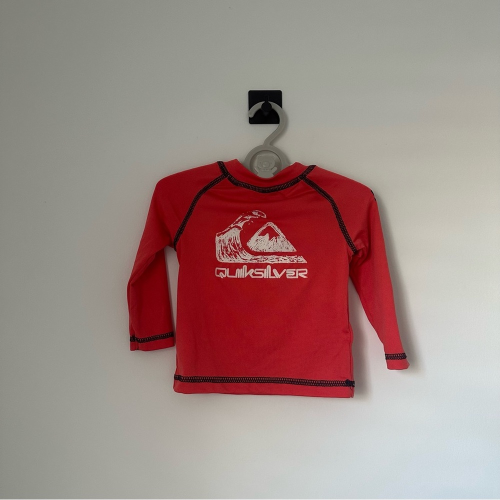 Quiksilver Kids Bright Red Rashguard